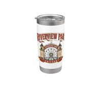 Riverview Amusement Park Chicago Illinois Nostalgie Gobelet isotherme en acier inoxydable double paroi