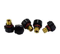 RIVERWELD Bouchon Arrière TIG Court 57Y04 - Compatible QQ300 PTA DB SR WP 17 18 26 Accessoires Torche de Soudage - 5 Pièces