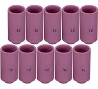 RIVERWELD - Buse en alumine et cuves céramiques pour soudure TIG Buses Alumine et Cups Céramiques 10N44, 12# 19,5mm Pour chalumeau de soudure TIG QQ300, SR, WP 17, 18, 26 - Pack de 10