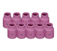 RIVERWELD Buse TIG en alumine grand diamètre coupelles en céramique 53N87 12# orifice de 19,5 mm pour torches de soudage TIG PTA DB SR WP 9 17 18 20 25 26 lot de 10