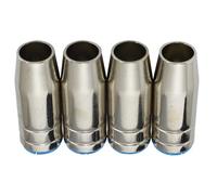 RIVERWELD Buses coniques en cuivre épaisseur de paroi 1,2 mm 145.0076 pièces compatibles pour chalumeau de soudage BINZEL MB25 25AK refroidi par air MIG MAG Lot de 4