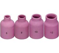 RIVERWELD Buses en Alumine à Grand Diamètre pour Lentille Gaz TIG 57N75 (6# - Ø19,5 mm) 57N74 (8#) 53N87 (12# - Ø19,5 mm) 53N88 (10# - Ø16,0 mm) Compatibles Torches SR/WP-9/17/18/20/26