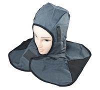 RIVERWELD Cagoule de soudage en tissu ignifugé (Couleur grise) pour soudeurs - Compatible avec masque de soudage - Équipement de sécurité pour protection de la tête