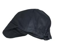 RIVERWELD Casquette de soudage en tissu ignifugé (Couleur noire) pour soudeurs - Compatible avec masque de soudage - Équipement de sécurité pour protection de la tête