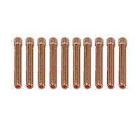 RIVERWELD Collets pour Soudage TIG en Cuivre 10N25 3.2mm Orifice pour QQ300 PTA DB SR WP 17 18 26 Torche de soudage TIG 10pcs