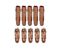 RIVERWELD Corps de Collets pour Soudage TIG en Cuivre 406488 4.0mm pour QQ300 PTA DB SR WP 17 18 26 Torche de soudage TIG 10pcs