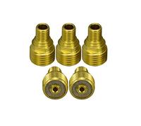 RIVERWELD Corps de pince à lentille à gaz TIG 45V44, orifice de 2,4 mm, compatibles avec les torches de soudage TIG DB, PTA, SR, WP 9, 20 et 25 Lot de 5