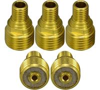 RIVERWELD Corps de pince à lentille à gaz TIG 45V45 3,2 mm pour torches de soudage TIG DB PTA SR WP 9 20 25 Lot de 5