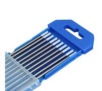 RIVERWELD Électrode de tungstène pour soudage TIG 0,8% zirconiée WZ8 Bouts blancs 2,4 mm x 175 mm Paquet de 10