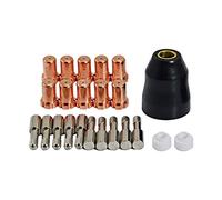 RIVERWELD Électrode Plasma 9-6506, Buse 9-6500, Capuchon 9-6003 & Anneau 9-6507 pour Thermal Dynamics PCH-26/PCH-28/PCH-35/PCH-40 Torche à Plasma - Kit 23 Pièces