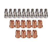 RIVERWELD Électrode plasma PR0117 et embout long PD0114-12 1,2 mm pour torche de découpe plasma Ergocut S74 S75 20 pièces
