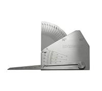 RIVERWELD Jauge de soudure d'angle Skew-T Vérification de l'angle de soudure d'un élément vertical Côté aigu Côté obtus Inspection du soudage