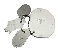 RIVERWELD -Jauge de Soudure Jeu 4 Pièces en Pouces - Mesure Précise & Contrôle Qualité Soudures