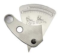 RIVERWELD Jauge Soudure Éventail - Test Angle/Crevasse/Largeur/Hauteur - Mesure Précision 0-20mm (Inspection Soudage, Contrôle Métrique)