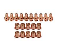 RIVERWELD Jeu de Buses Plasma C1308 & Électrodes C1402 (20pcs) - Compatible Torche CEBORA P70/CP-70/CB70 - Pièces Origines Découpeuse Plasma Professionnelle