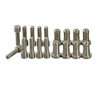 RIVERWELD Kit Électrodes et Buses pour Torche Plasma PT-31XT - Inclut Électrodes 20862 (40A) Buses 21008 Compatible avec : 20463, 18204, 20282, 18844, 20861, 20860 Lot de 20 pièces