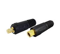 RIVERWELD Lot de 2 connecteurs rapides pour câble de soudage - Style DIN - 200 A - 300 A (#4-#1) 35-50 SQ-MM DKJ35-50 et EDKL35-50