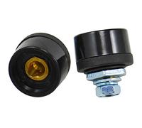 RIVERWELD Lot de 2 prises de câble de soudage TIG Dinse Quick Fitting Dkz10-25