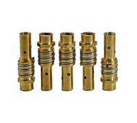 RIVERWELD Porte-Électrodes MIG/MAG 002.0078 - Support Contact Tips avec Buse Diffuseur pour Torche de soudure 15AK MB15 CO₂ 5 pièces