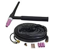 RIVERWELD SR WP 17 Torche de Soudage TIG complète refroidie à air 150A, câble électrique 10mm², connecteur M16x1.5 bipolaire DKJ10-25mm, longueur 7.6m