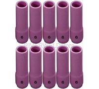 RIVERWELD TIG Buses en alumine Coupes en céramique Longue 796F73 6L# 9.5mm pour SR WP 9 20 25 Torche de soudage TIG 10pcs