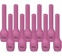 RIVERWELD TIG Buses en alumine Coupes en céramique Longue 796F74 3XL# 5.0mm pour SR WP 9 20 25 Torche de soudage TIG 10pcs