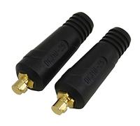 RIVERWELD TIG câble de soudage panneau connecteur jeu de douilles raccord rapide style Dinse 200Amp DKJ10-25 2pk rouge