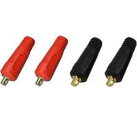 RIVERWELD TIG DKJ10-25 Lot de 4 connecteurs de câble de soudage à montage rapide 200 A