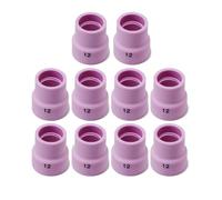 RIVERWELD TIG Lot de 10 buses en céramique 53NACN -12# pour chalumeaux de soudage SR WP 9 20 17 18 26