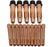 RIVERWELD TIG Lot de 15 colliers de serrage Bodis 10N24 10N32 (3/32" et 2,4 mm) pour torche de soudage TIG SR DB PTA WP 17 18 26 TIG