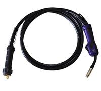 RIVERWELD Torche de soudage MIG MAG 15AK MB15 complète 002.0449, pièces compatibles avec Binzel, connecteur Euro refroidi par air, câble électrique 180 A, 16 mm², 3 mètres