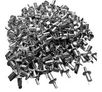 Rivet 200 PCS Rivets à entraînement par marteau en aluminium avec petits rivets d'expansion à tête ronde pour améliorer la résistance et la durabilité