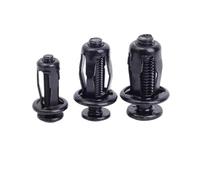 Rivet à pétales métalliques, écrou à vis, bouchons de serrage d'expansion, ancres creuses, serrure, attaches de fixation for permis de voiture(M4,30PCS)