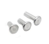 Rivet à tête plate, Rivets solides à tête plate en alliage d'aluminium M2-M8 3mm-40mm(40mm,M4)