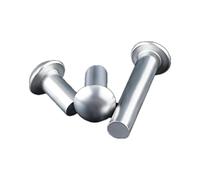 Rivet à tête ronde, coiffe ronde frapper Rivet en aluminium, M3, M4, M5, M6-6 * 20 * 50pcs