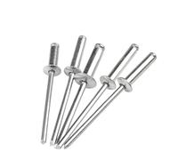 Rivet aveugle 10 20 30 pièces M2 .4 .8 M3 .2 M4 M5 M6 tête ronde en aluminium Pop extrémité ouverte tirer décoration clou(M3.2x3mm-30PCS)