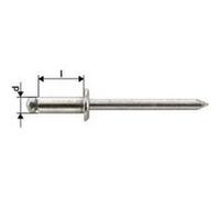 Rivet aveugle acier inoxydable A2 tête semi-bombée 3x6mm Gesipa (Par 1000) G