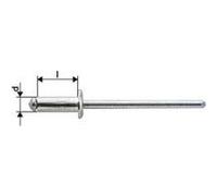 Gesipa 1433487 Rivet aveugle (Ø x L) 4 mm x 10 mm acier aluminium 500 pc(s)