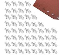 Rivet aveugle en aluminium - Tête dôme - Rivets pop - Noyau - Type de frappe - Expansion - Fixation durable - Rivets de précision pour les ateliers de bricolage - Utilisation de projets métalliques