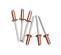 Rivet aveugle M2.4 M3.2 M4 .8, haute résistance, Type ouvert, tête ronde, noyau en cuivre, Rivets de traction(M4x5mm-10pcs)