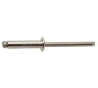 Rivet aveugle tête plate inox A2 - Ø 4 x 18 mm - Boite de 500 - ACTON - 627204X18