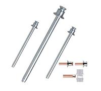 Rivet aveugle Unique à double tête fraisée en acier au carbone plaqué zinc, 500 pièces(3.0x2.4mm)