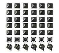 Rivet Clous Carré Pyramide 100 pièces Clous pour Cuir Punk 8mm pour Cuir Vêtements Jeans Sacs Arts