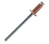 Rivet cuivre/acier 4,0 x 8 mm Sbox 400 pièces SCELL IT CCD4008