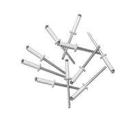 Rivet de plaque - Sifam - Blanc - Plastique - 20 pcs