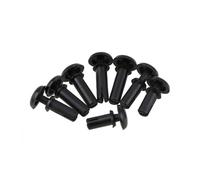Rivet d'expansion de type R, écrou, boucle, clip, rivets à poussoir en plastique, entretoise fixation carte mère(White,R3045 100pcs)