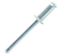 Rivet éclaté tête plate alu - acier 4,8x25mm boîte de 250 - SCELL-IT - PAD4825