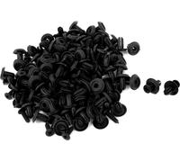 Rivet en Plastique Trou 6mm Vis Poussoir Fastener Clips de Garde-Boue 100 Pièces