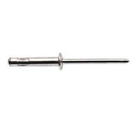 Rivet GOMULTI tête ronde standard aluminium/acier 4x9mm boite de 500 - DEGOMETAL - 140140091 argent métallisé