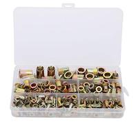 Rivet Nut M3 - M10, Kit 200 Pièces en Acier Galvanisé, Flattop Vertical - Résistant à la Corrosion, Haute Fiabilité, Polyvalent en Industrie et Bricolage